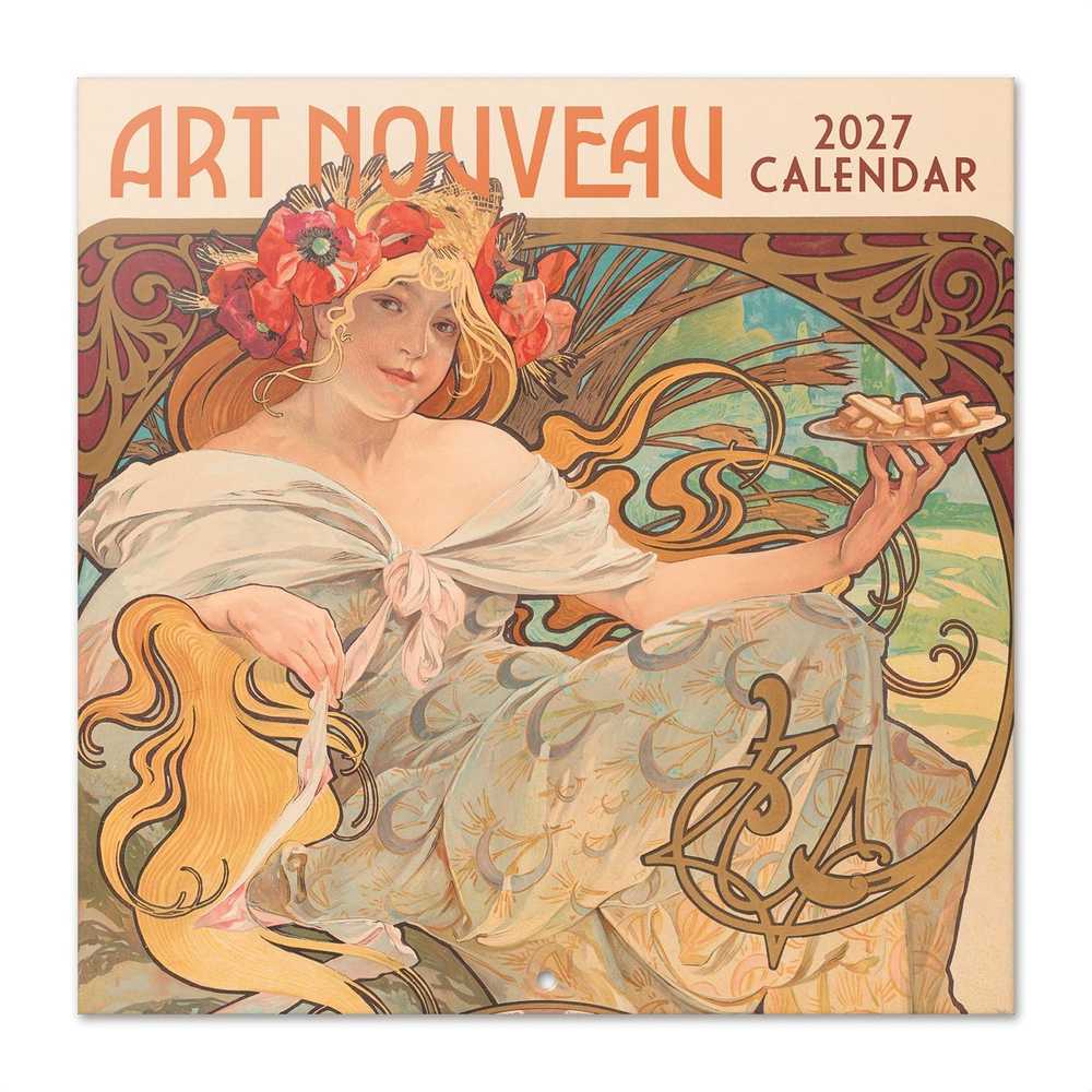 Grupo Erik - Art Nouveau 2027 30X30 Kalender - Mehrfarben